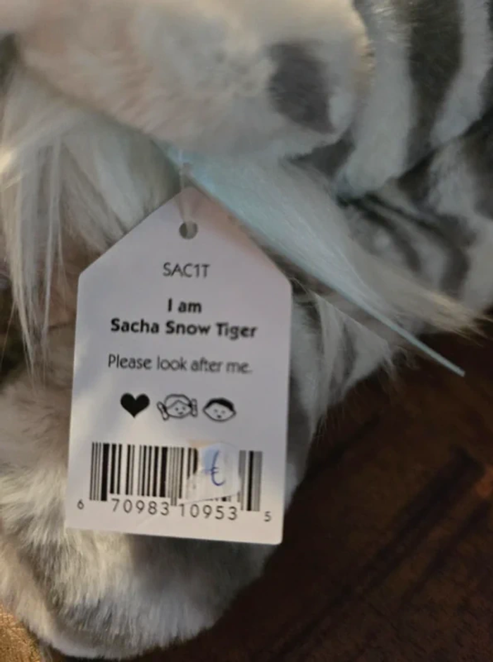 Jellycat Snowtiger Grand - photo numéro 3