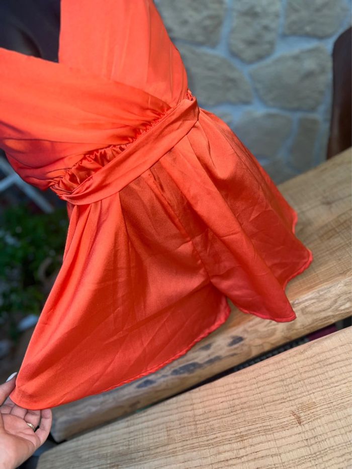 Combishort combi satin femme new collection taille S M T.U été bretelles - photo numéro 7