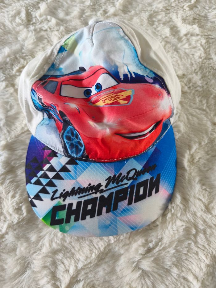 Casquette blanche flash McQueen Cars Disney taille 54