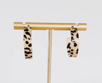 Boucles d’oreilles Léopard