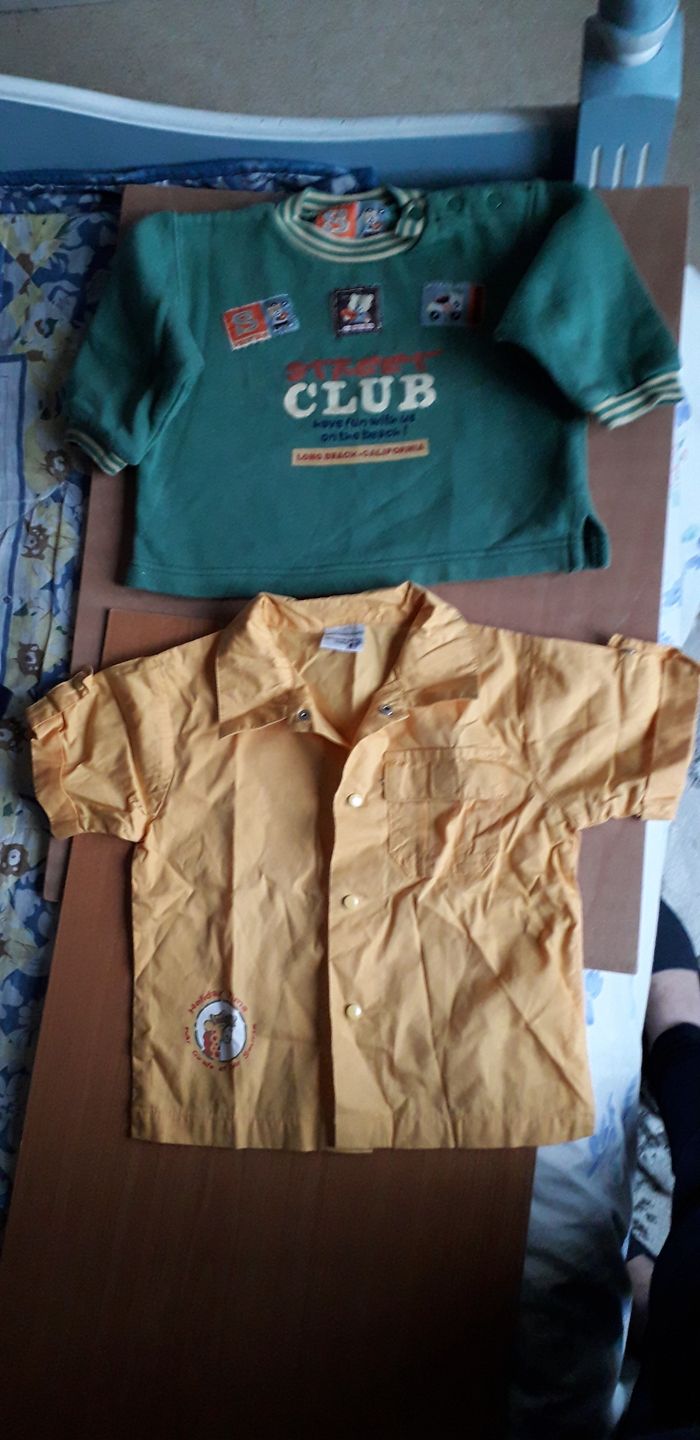 Lot sweet + chemise manche courte 24 mois