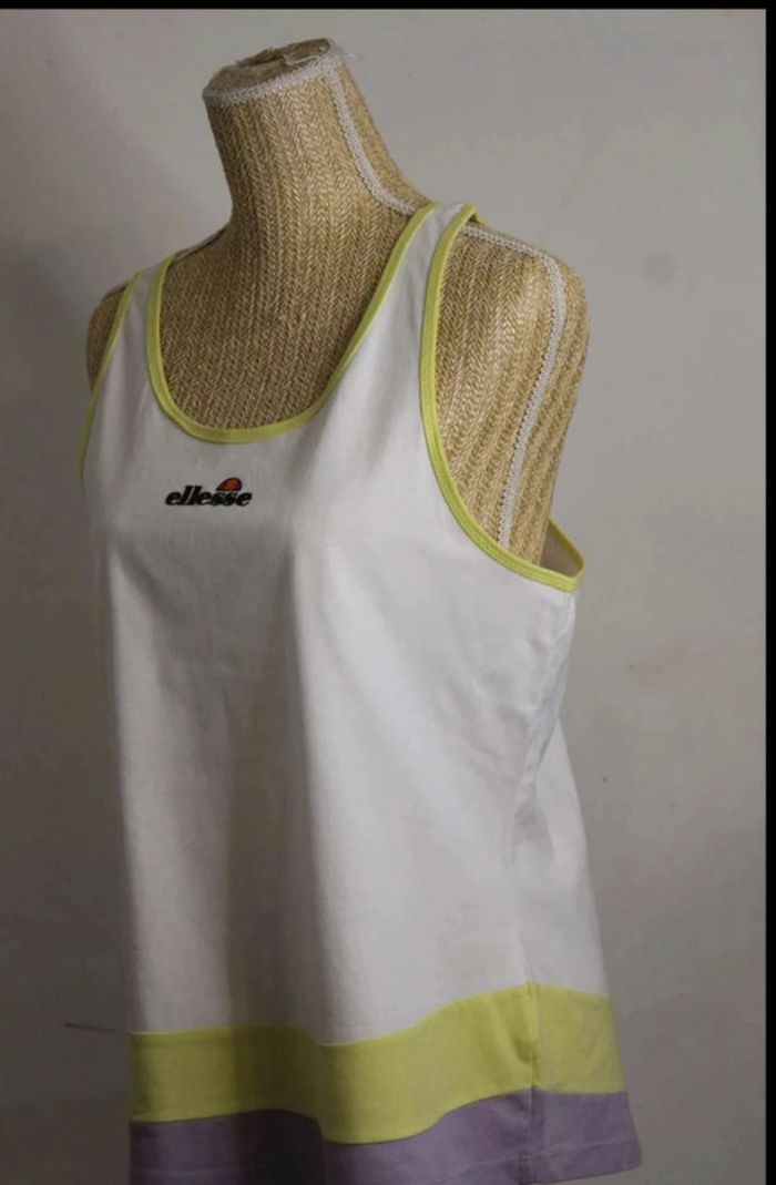 Débardeur blanc  -  Ellesse - S - photo numéro 6