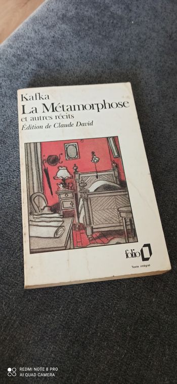 Livre la metamorphose kafka