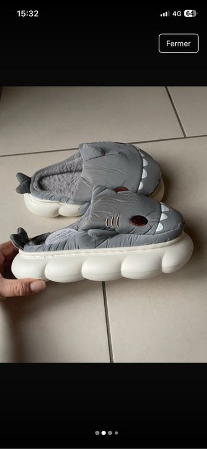 Chausson polaire requin - photo numéro 2