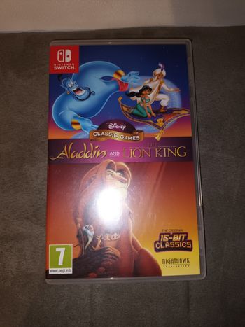 Jeu Nintendo aladdin et lion king