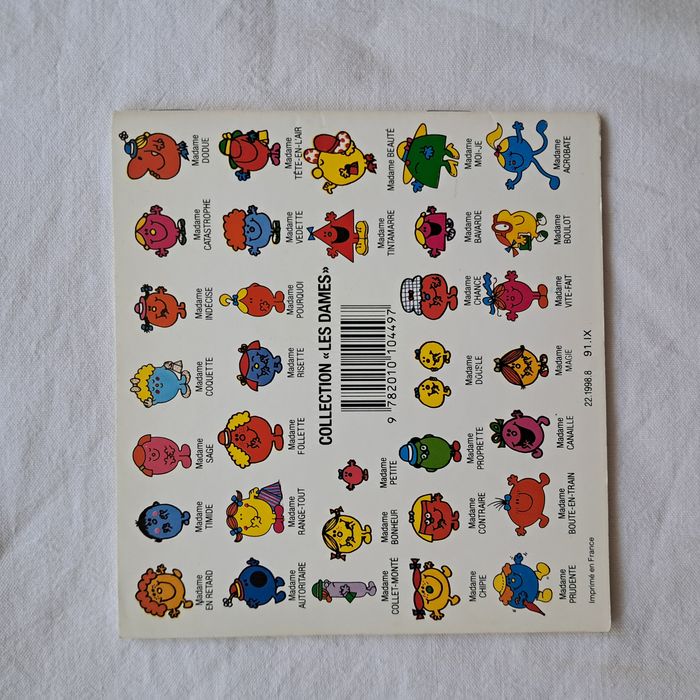 Livre Madame Chipie Roger Hargreaves Hachette 1991 - photo numéro 3