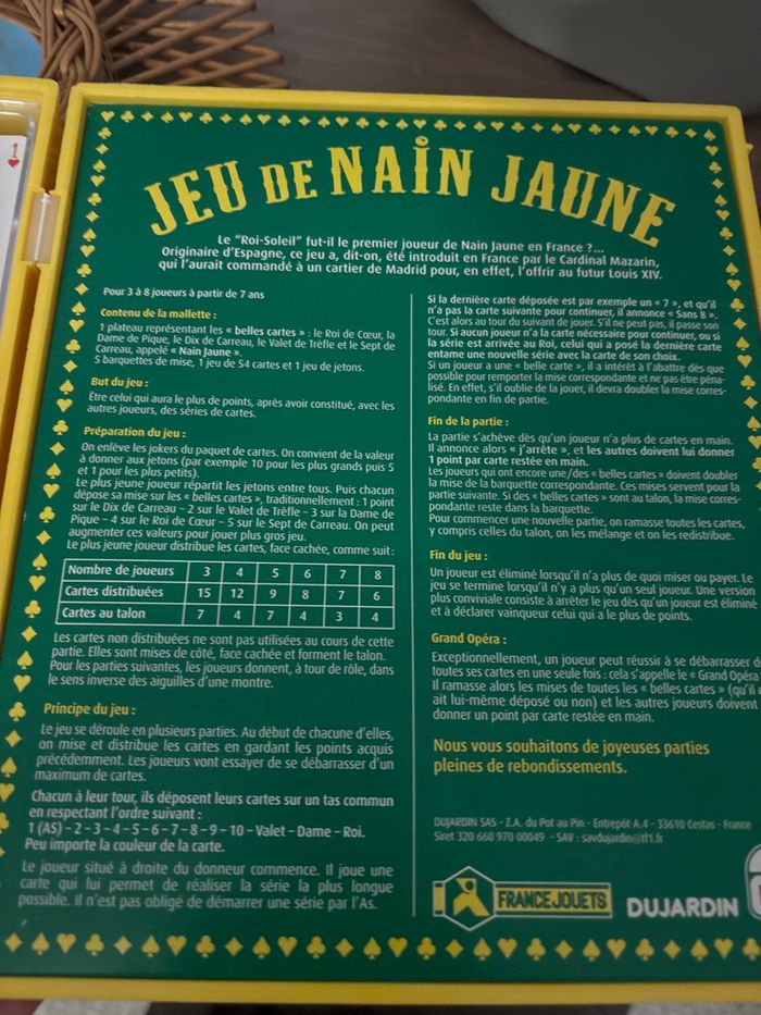 jeu de nain jaune - photo numéro 3