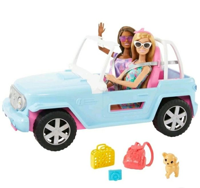 BARBIE ET SON 4/4 AVEC ACCESSOIRES ET 2 POUPEE S INCLUSES