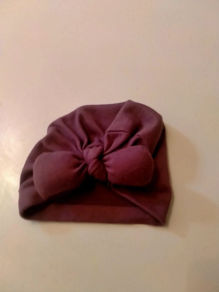 Lot de 2 turbans bébé Taille 1-3 mois - photo numéro 3