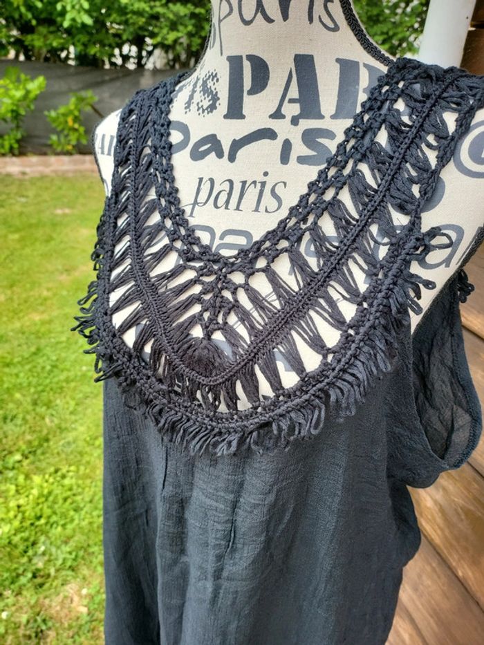Robe de plage festival macramé bohème hippie 46 - photo numéro 2