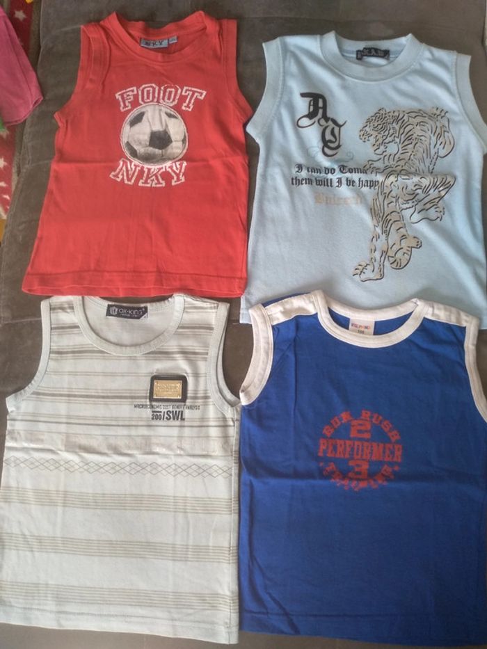 Lot de 10 débardeurs 4 ans - photo numéro 2