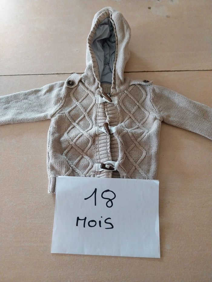 Manteau en laine beige kimbaloo