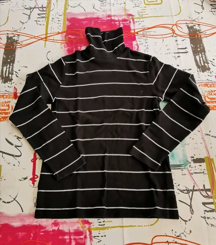Tee-shirt bikool col roulé 12 ans