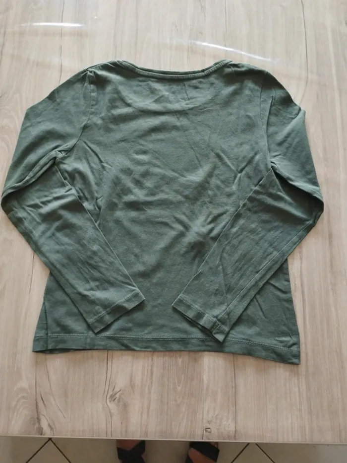 Tee-shirt à manches longues - filles - 10 ans - photo numéro 2