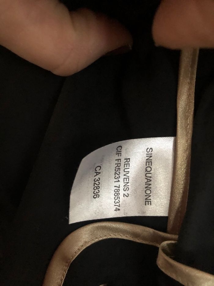 Blazer Sinequanone noir - photo numéro 5