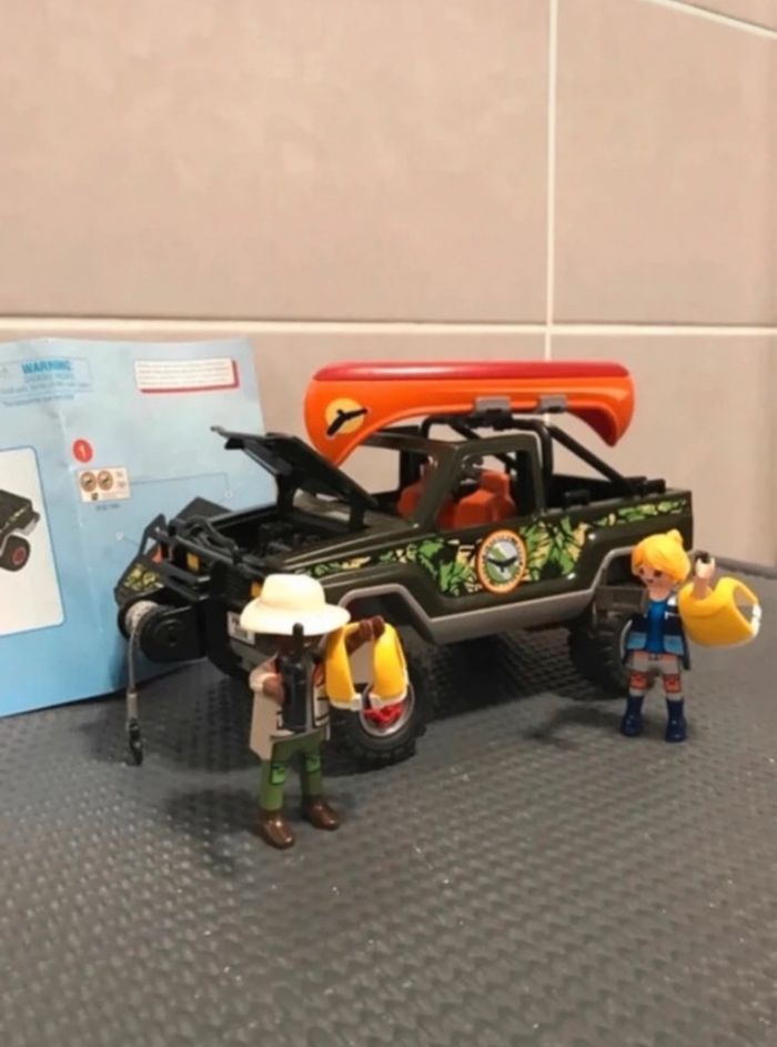voiture playmobil 5558 les aventuriers Wild Life Pick Up - photo numéro 9