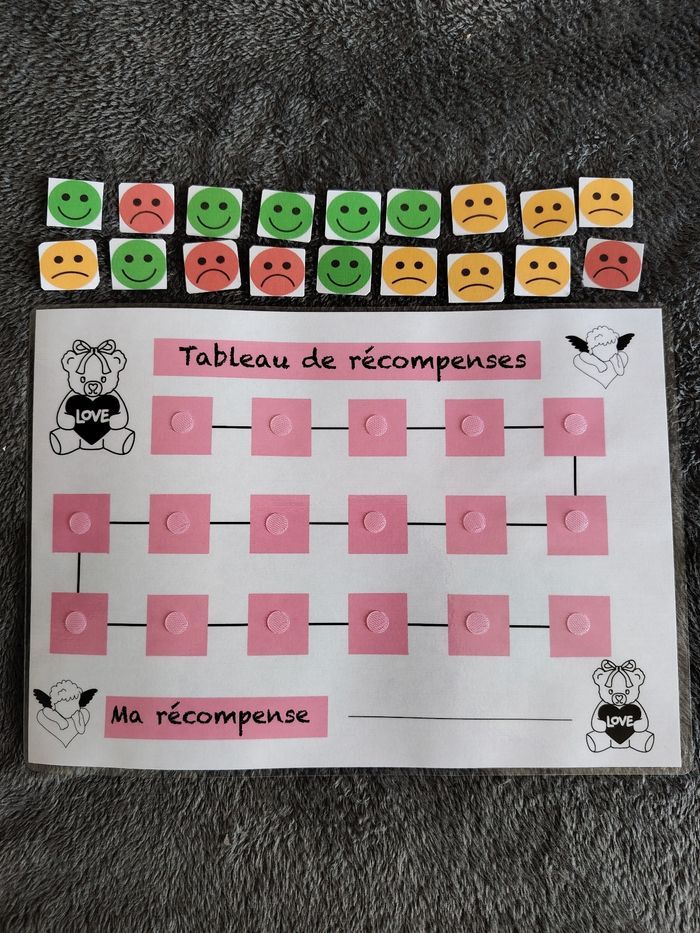 2 fiche plastifiée conçu pour les garçons - photo numéro 7
