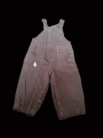 Salopette en velours 12 mois