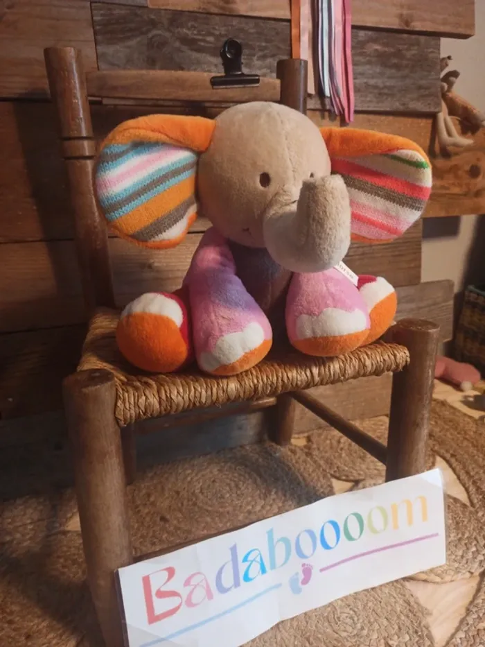 Peluche éléphant Happy horse tbe - photo numéro 3