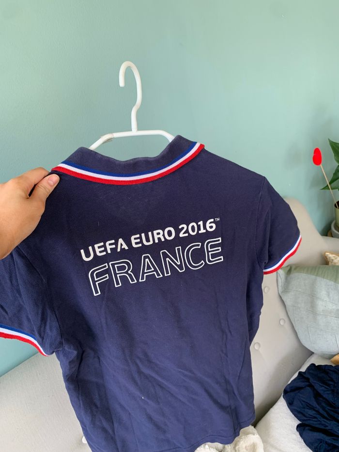Polo garçon 14 ans bleu de l’euro 2016 - photo numéro 4