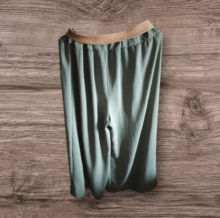 Pantalon léger été kaki avec ceinture Made In Italy T.U - photo numéro 3