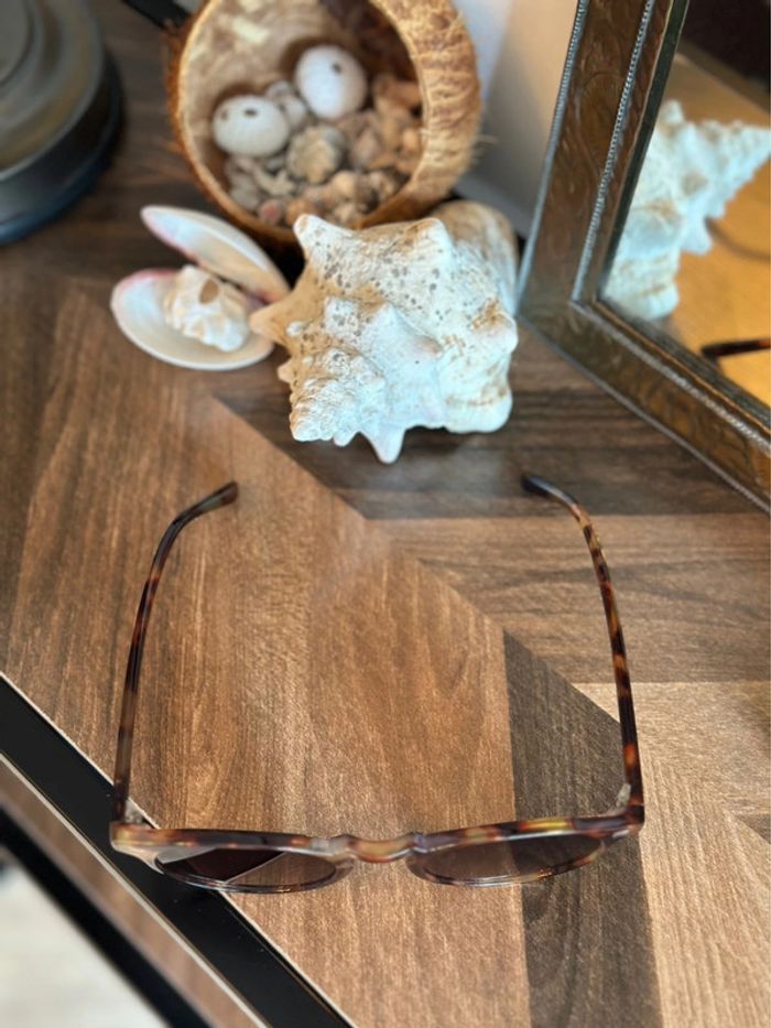 Lunettes de soleil unisexe – monture écaille brun  protection UV - photo numéro 7