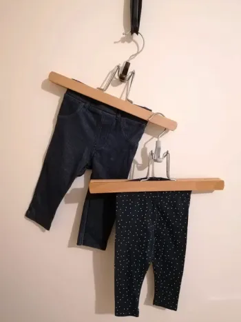 Lot legging fille  tissaïa et in extenso 6 mois
