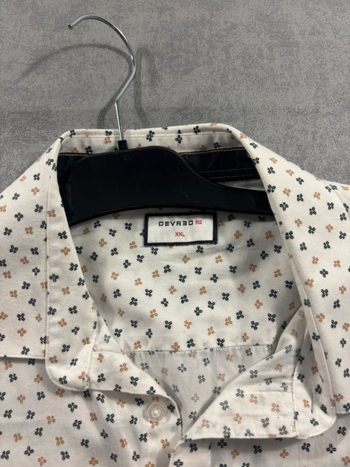 Chemise à motif blanche Devred Taille XXL - photo numéro 4