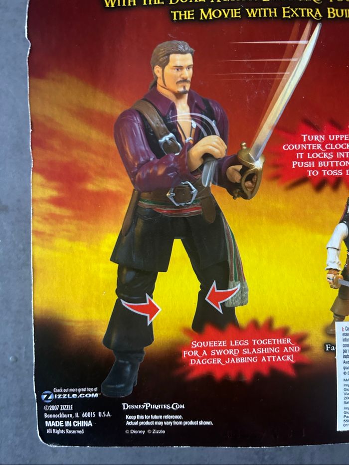 Figurine Will Turner - Pirates des Caraïbes - Neuf sous blister - photo numéro 5