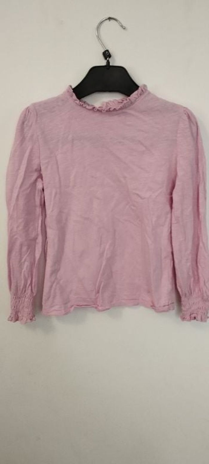 T-shirt manches longues smockées