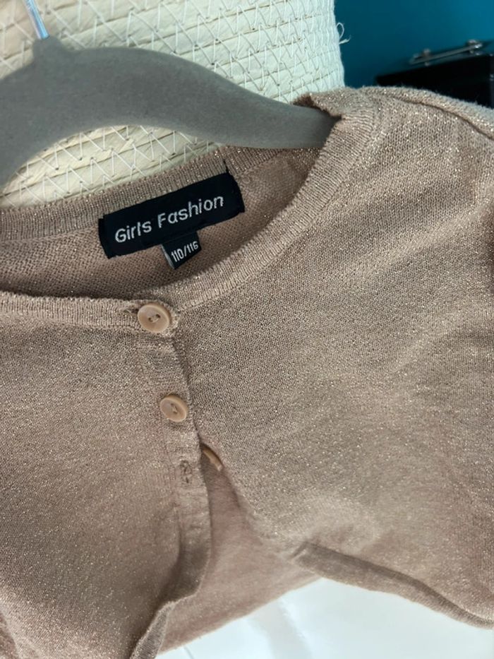 Boléro doré/pailleté "Girl's Fashion" (taille 6 ans) - Parfait pour les fêtes ! - photo numéro 2