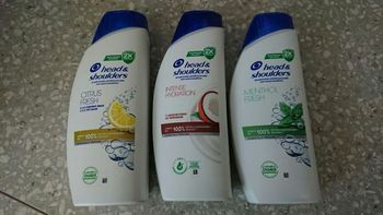 Lot de 3 shampooing head shoulder 625ml ( Coco, menthol, et citron)