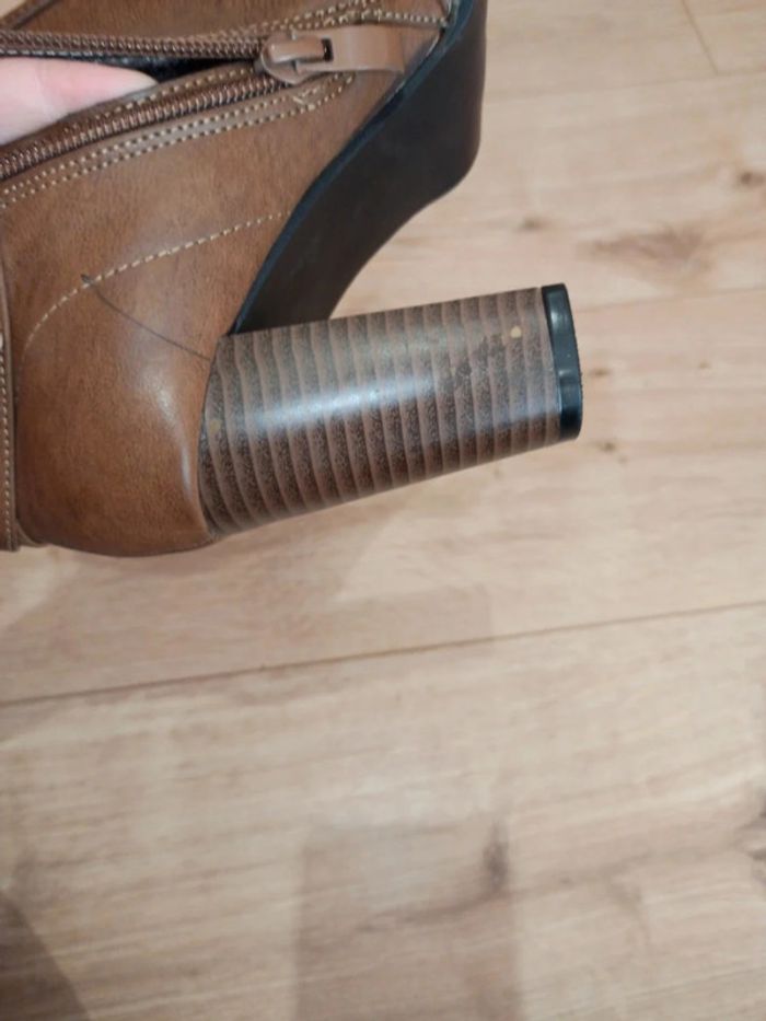 Paire bottines marron - photo numéro 8