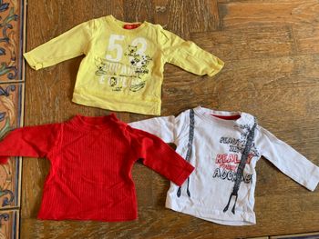 Lot de 3 T-shirts bébé 3 mois