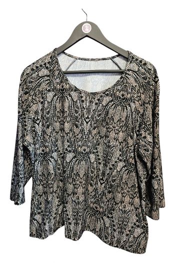 Blouse manches 3/4 extensible T44