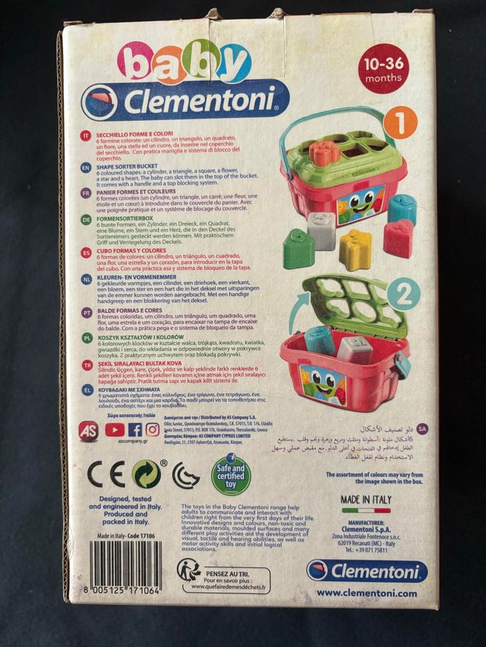 Clementoni Baby Shapes Sorter - photo numéro 3
