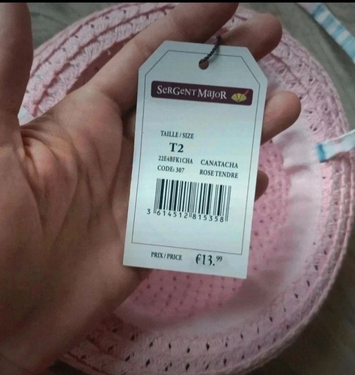 Chapeau bébé cérémonie rose 6 mois - photo numéro 4