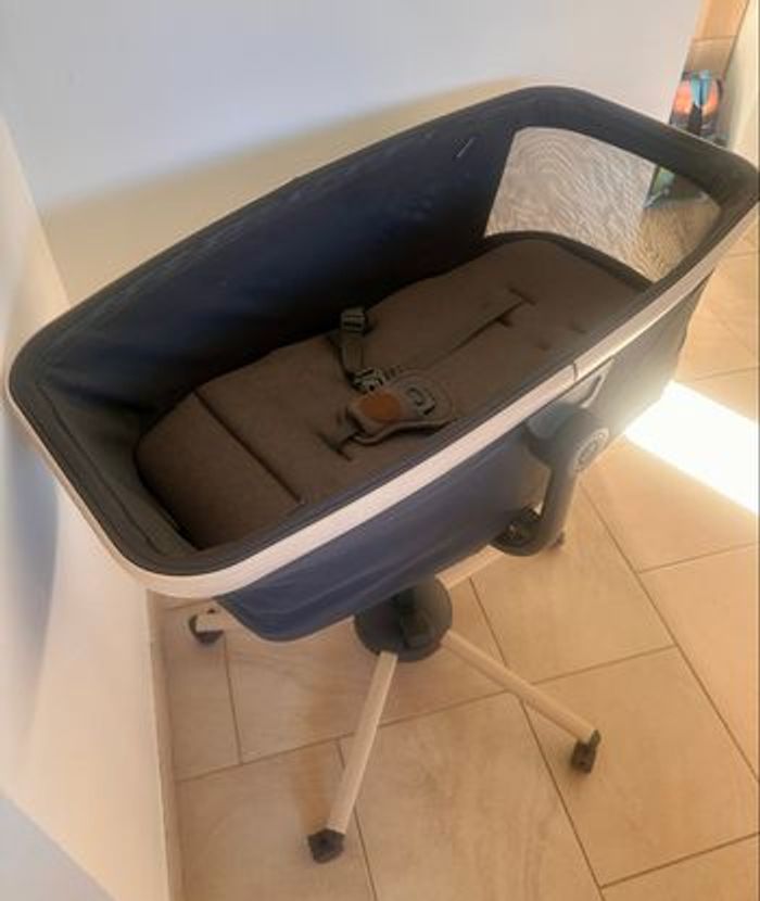 Maxi-Cosi Alba Berceau bébé 3 en 1, Lit bébé, Transat bébé inclinable et Chaise Haute bébé, Tissus 100% recyclés, Naissance à 3 Ans (15 kg), - photo numéro 5