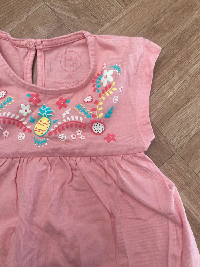 Robe rose taille 12 mois Baby Club - photo numéro 2