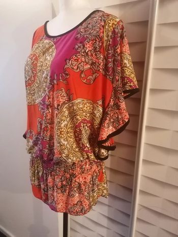 Top d'été multicolore