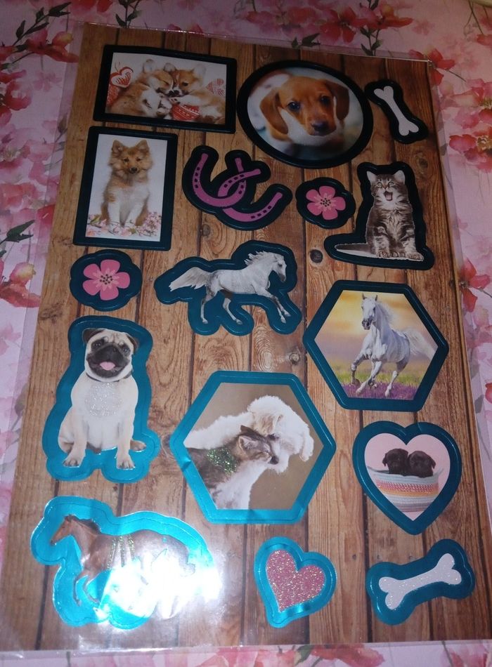 Autocollant animaux sauvages et animaux domestiques - photo numéro 3