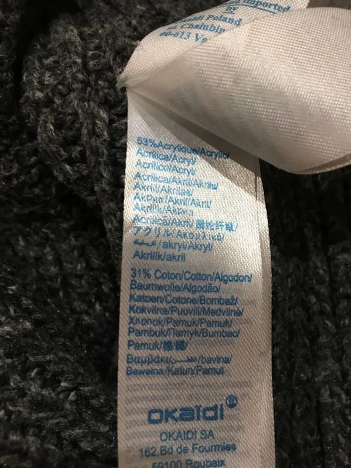 Snood okaidi gris - photo numéro 5
