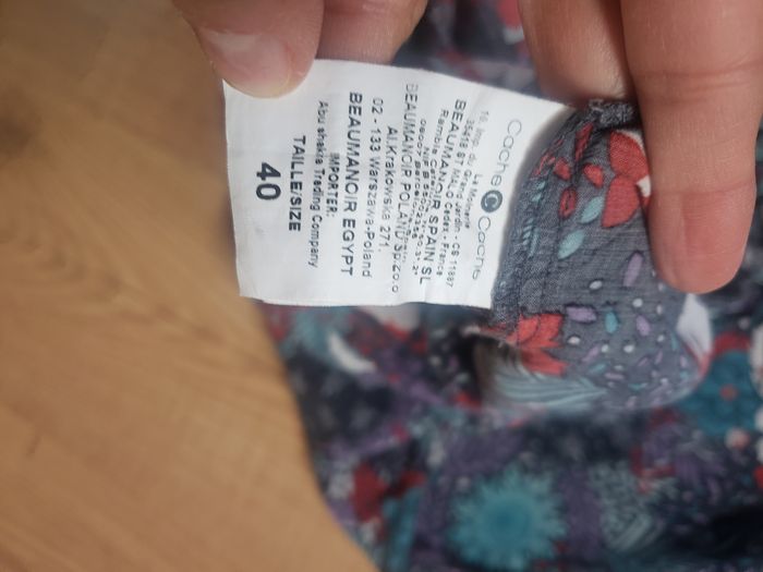 Robe/Tunique fleurie Cache-Cache t.40 - photo numéro 6