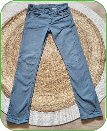 Pantalon homme AMI – Taille 40 FR / 30 US – Slim bleu gris – Très bon état