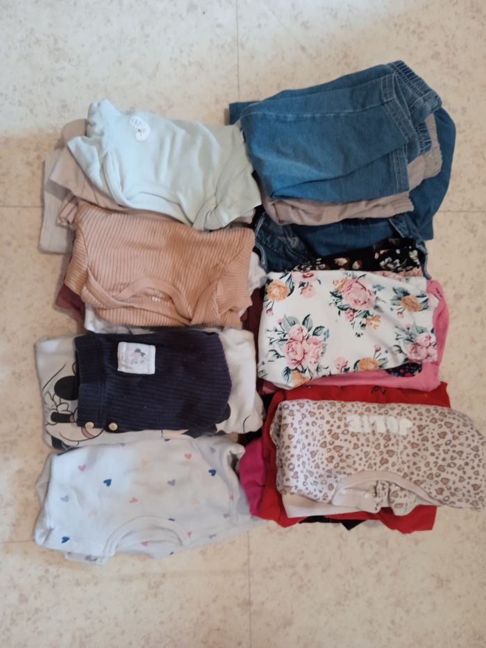 Lot vêtements fille 18 mois