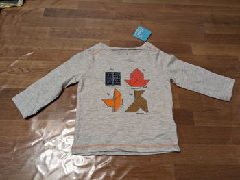 T-shirt garçon 6 mois Bébé rêve Neuf avec étiquette