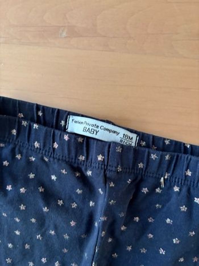Lot de 2 leggings 18M - photo numéro 4