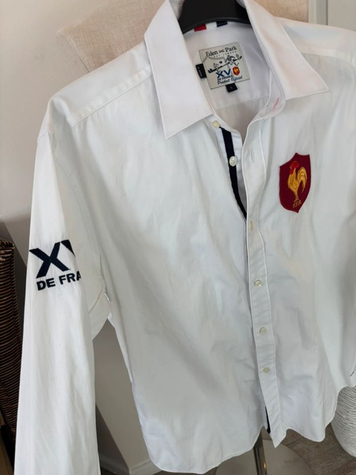 Chemise Eden Park XV de France T.L - photo numéro 2