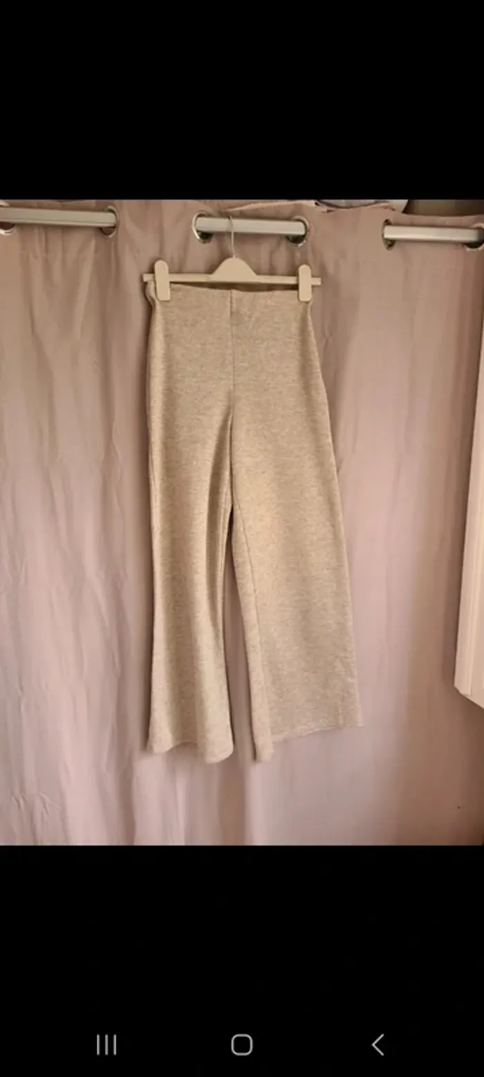 Pantalon beige/doré S - photo numéro 3