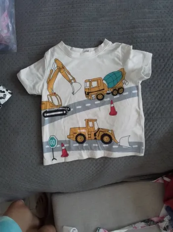 Tee shirt  blanc tracteur